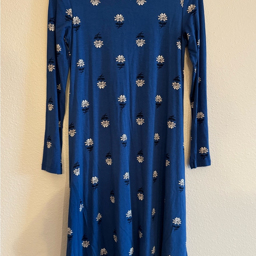 Old Navy Blue Floral Midi Dress